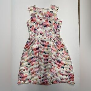 Worthington Women's Floral Textured Midi Dress